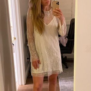 NEW sparkly long sleeve dress